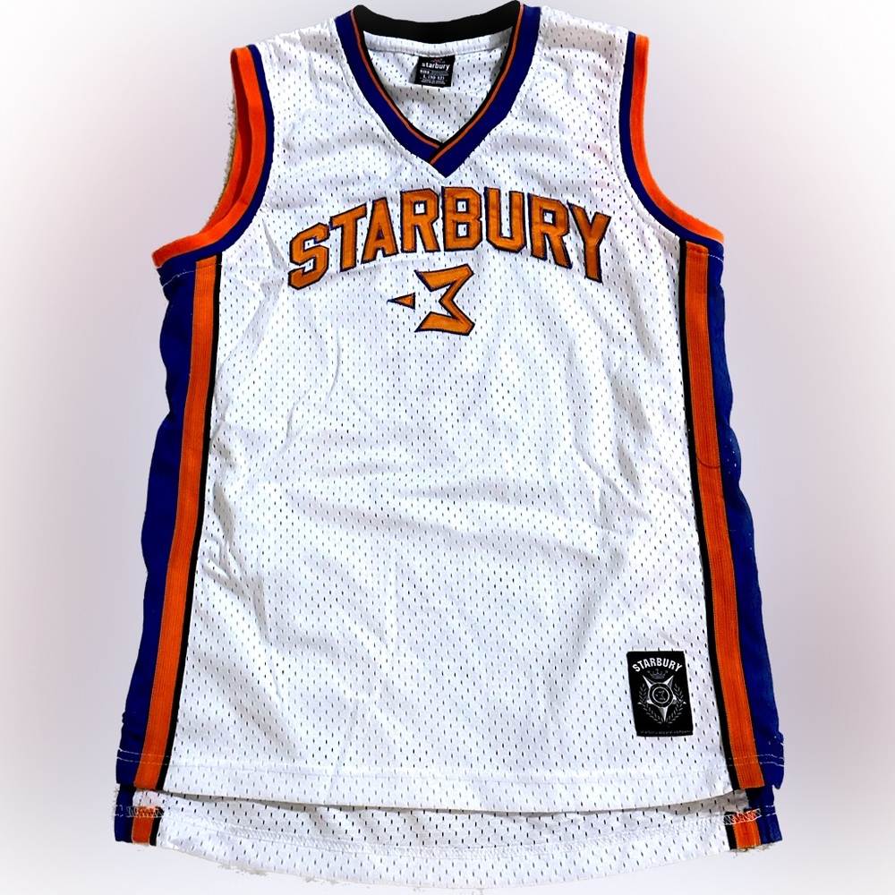 VTG STEPHON MARBURY STARBURY BASKETBALL JERSEY 3 NBA NY KNICKS POINT GUARD KID L